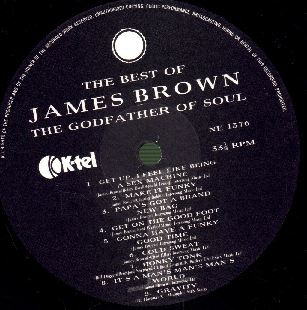 James Brown - Godfather Of Soul (Best Of) - Lp