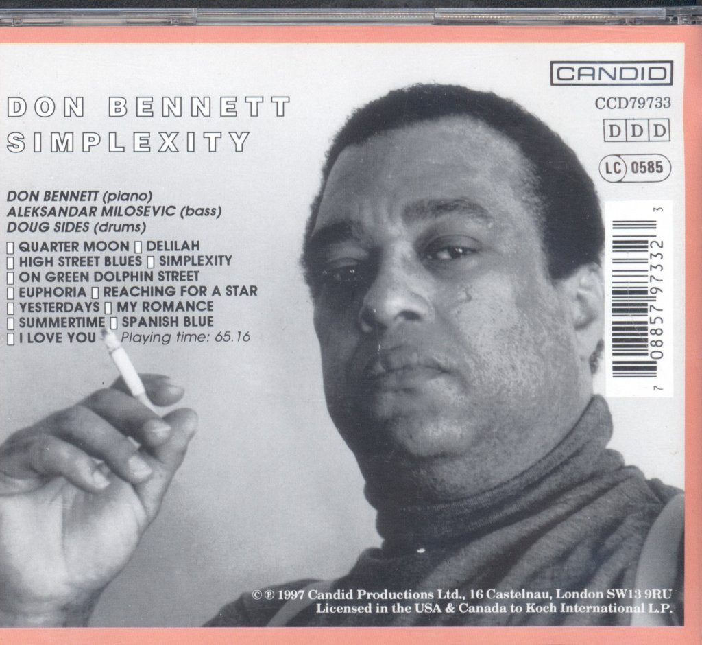 Don Bennett - Simplexity - Cd