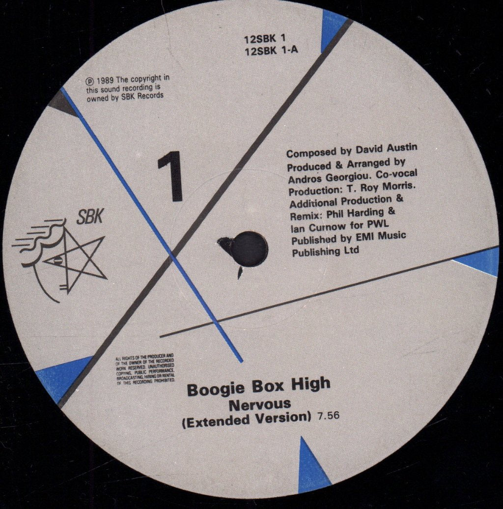 Boogie Box High - Nervous - 12 Inch