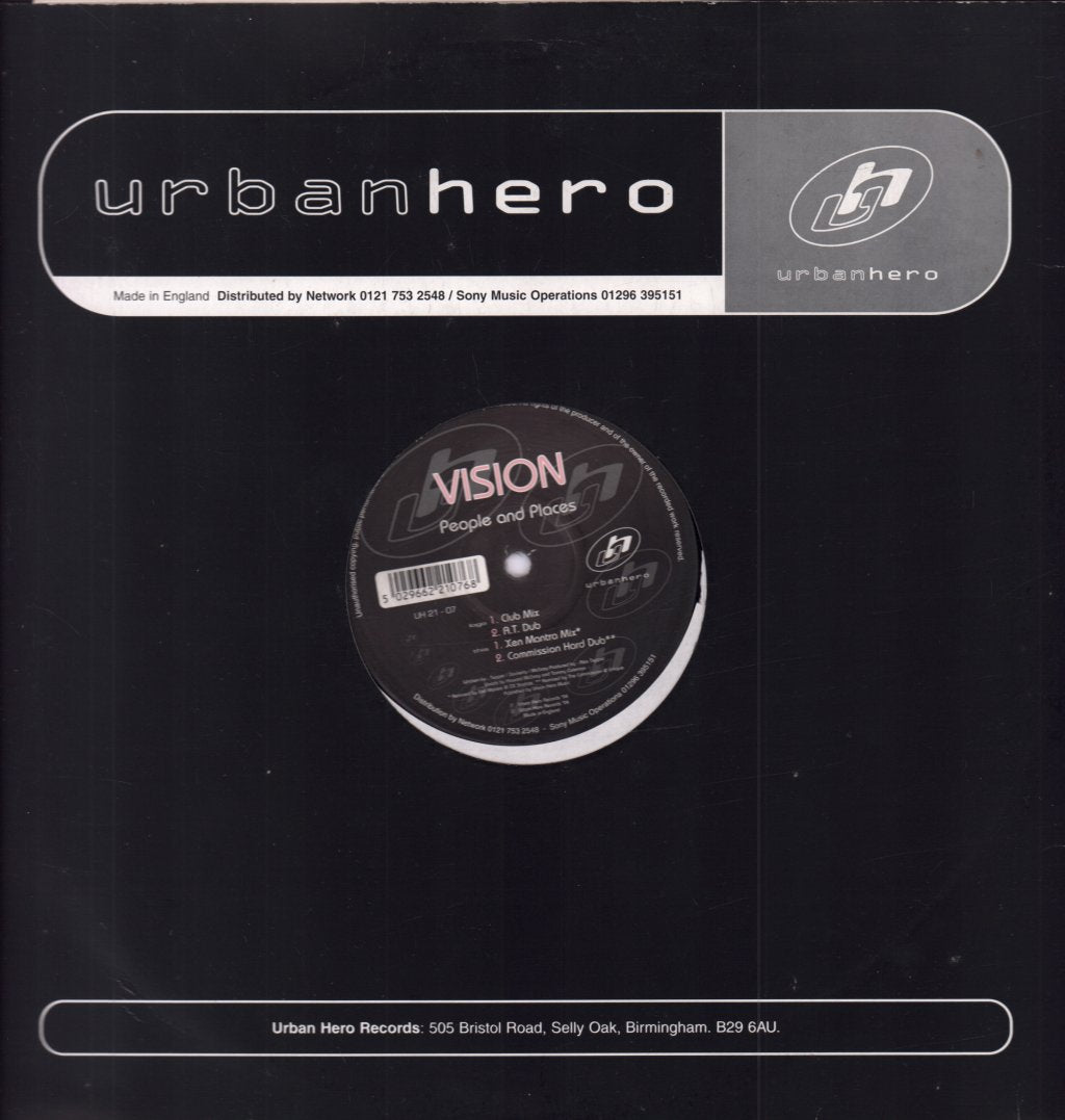 Vision (Uk Band) - People And Places - 12 Inch