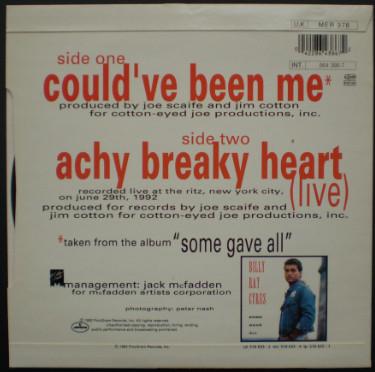 Billy Ray Cyrus - Could've Been Me - 7 Inch
