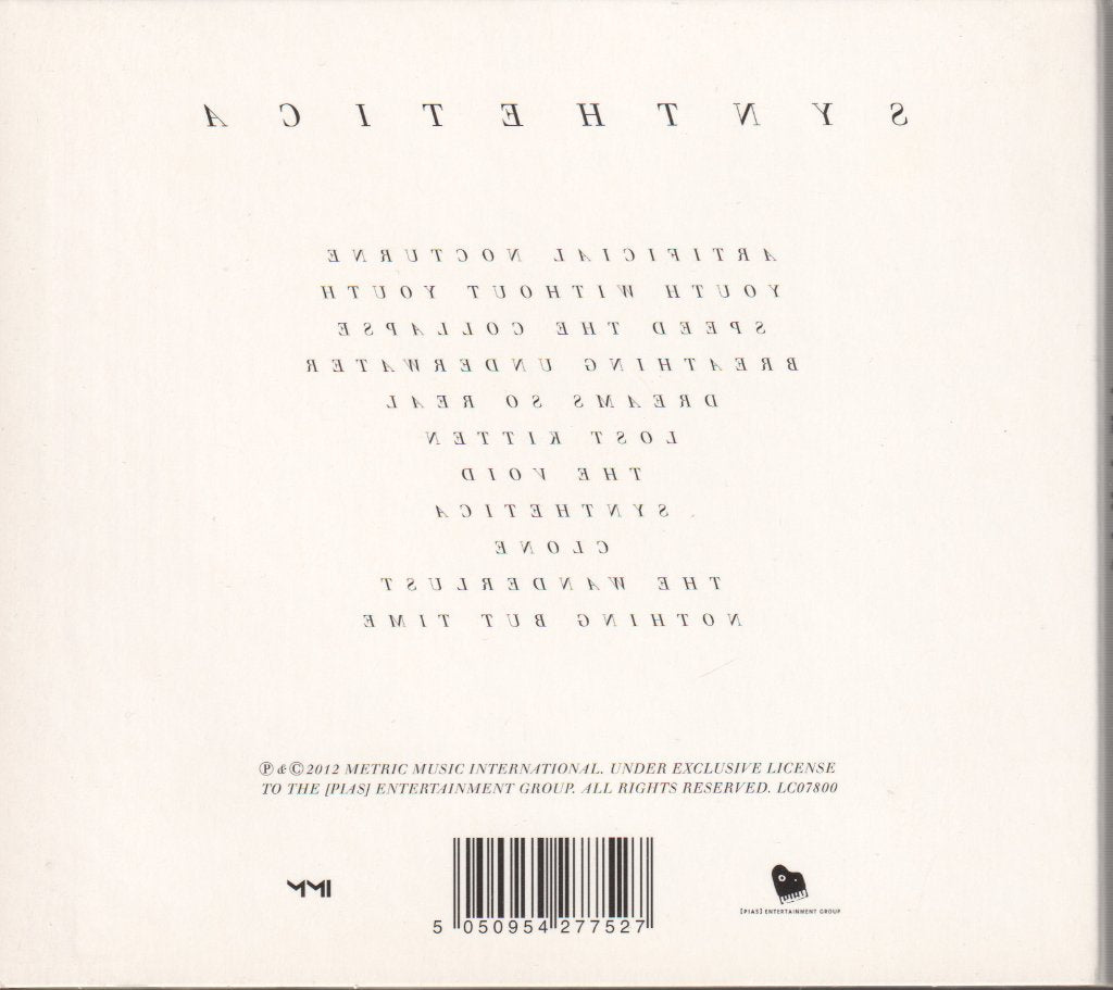 Metric - Synthetica - Cd