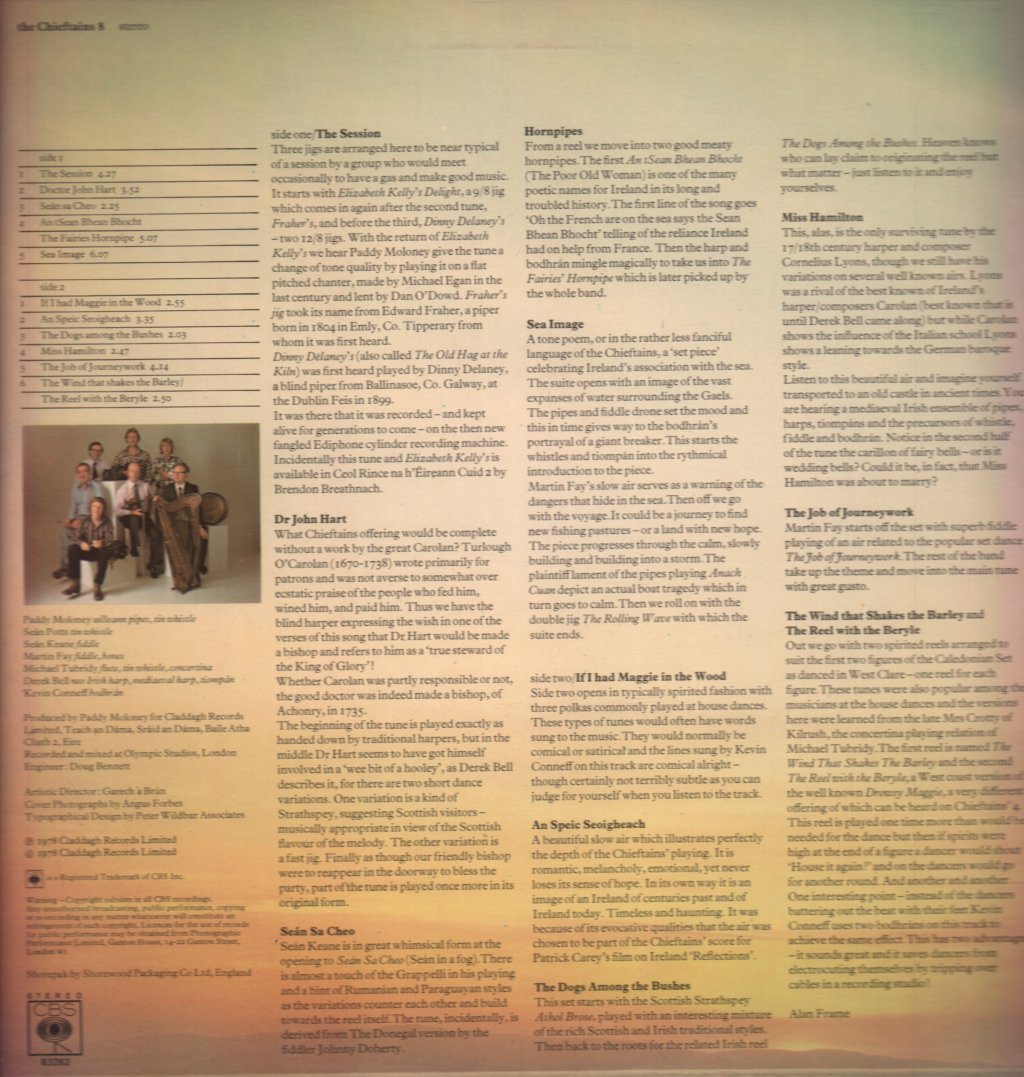 Chieftains - 8 - Lp