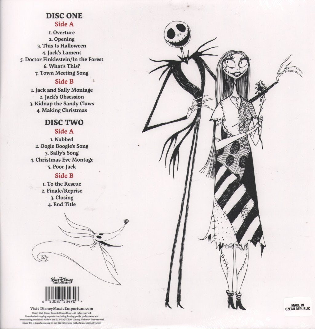 Danny Elfman - Nightmare Before Christmas (Original Motion Picture Soundtrack) - Double Lp