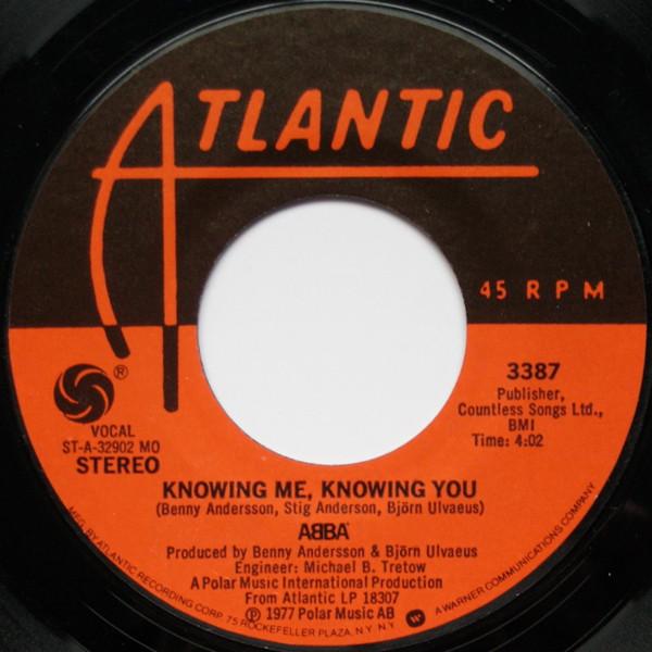 ABBA - Knowing Me, Knowing You - 7 Inch