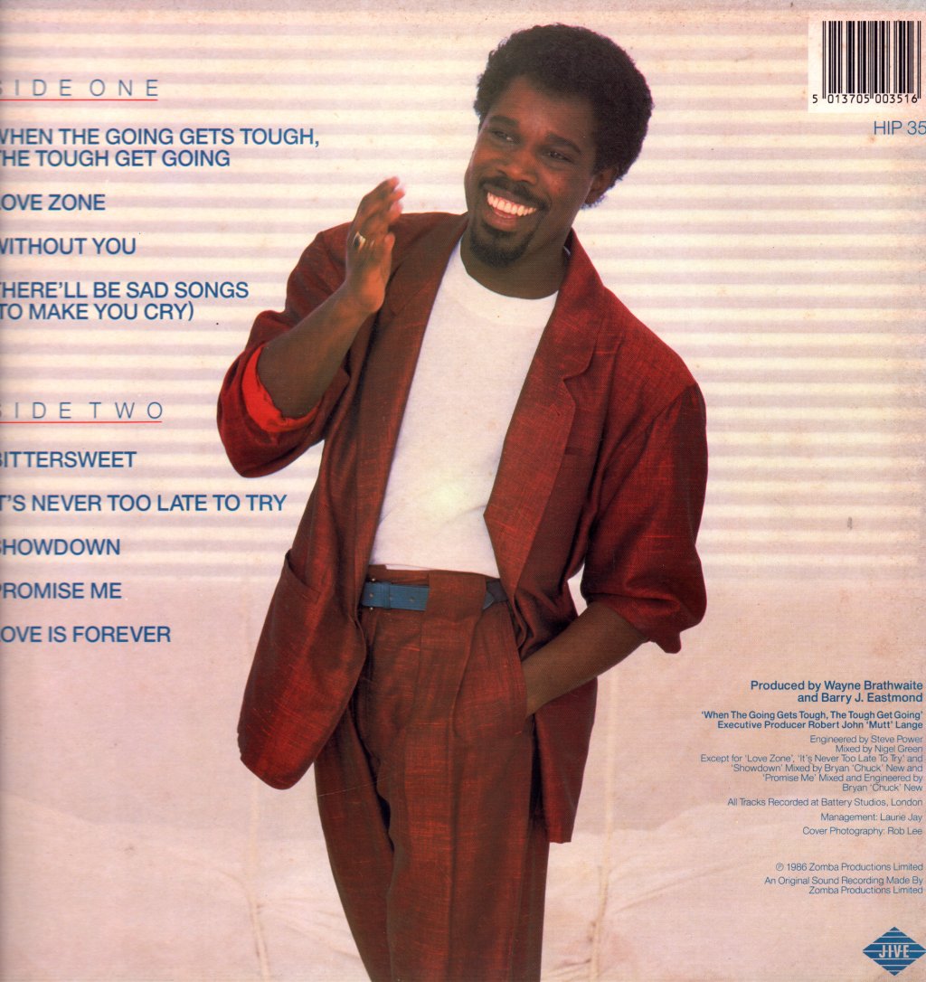 Billy Ocean - Love Zone - Lp