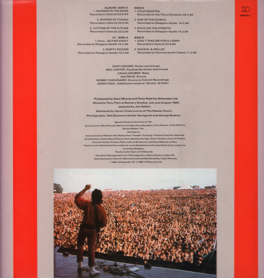 Gary Moore - We Want Moore - Double Lp