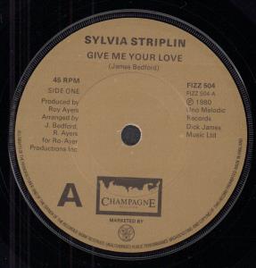 Sylvia Striplin - Give Me Your Love - 7 Inch