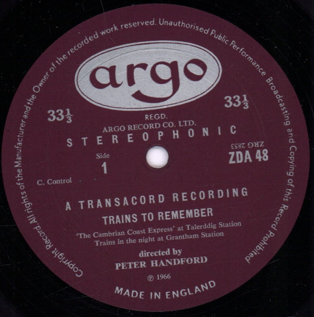 No Artist - Trains To Remember - Lp