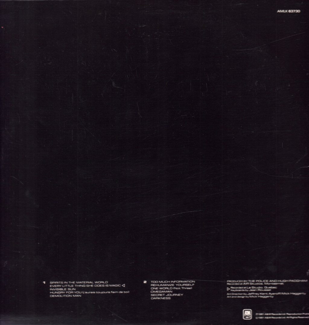 Police - Ghost In The Machine - Lp