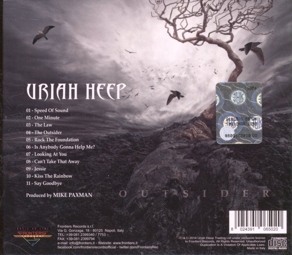 Uriah Heep - Outsider - Cd
