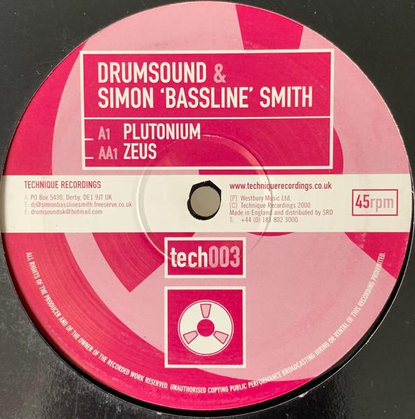 Drumsound & Simon "Bassline - Plutonium / Zeus - 12 Inch