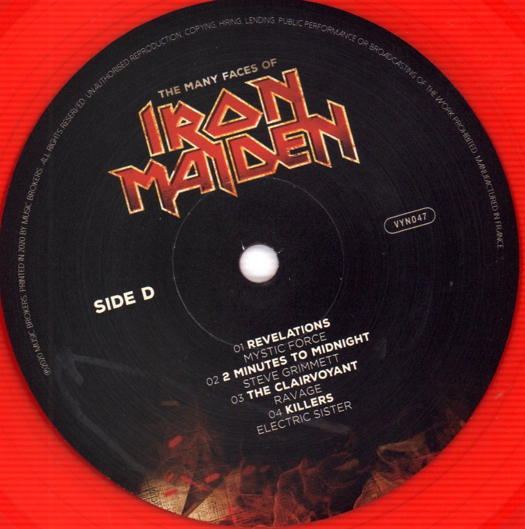 Various Artists - Many Faces Of Iron Maiden (A Journey Through The Inner World Of Iron Maiden) - Lp