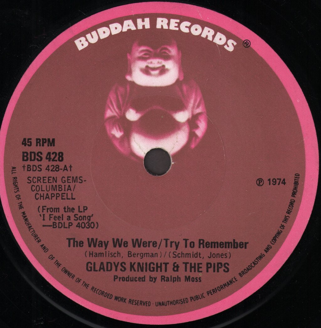 Gladys Knight And The Pips - Way We Were - 7 Inch