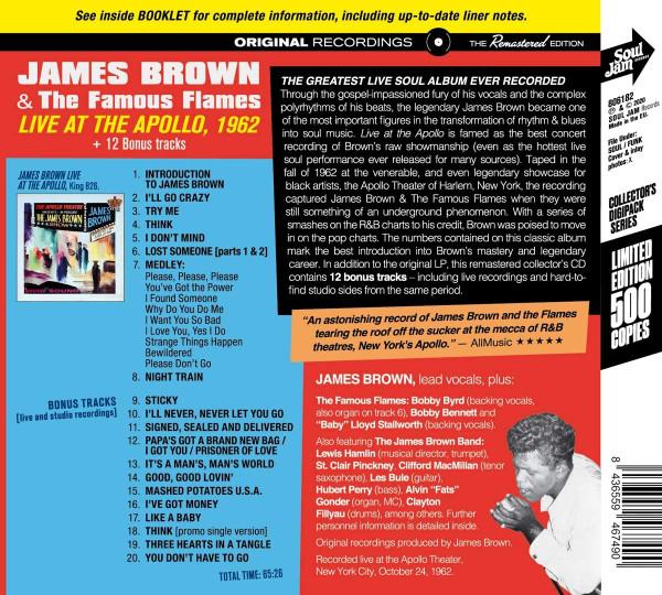 James Brown - Live At The Apollo, 1962 - Cd