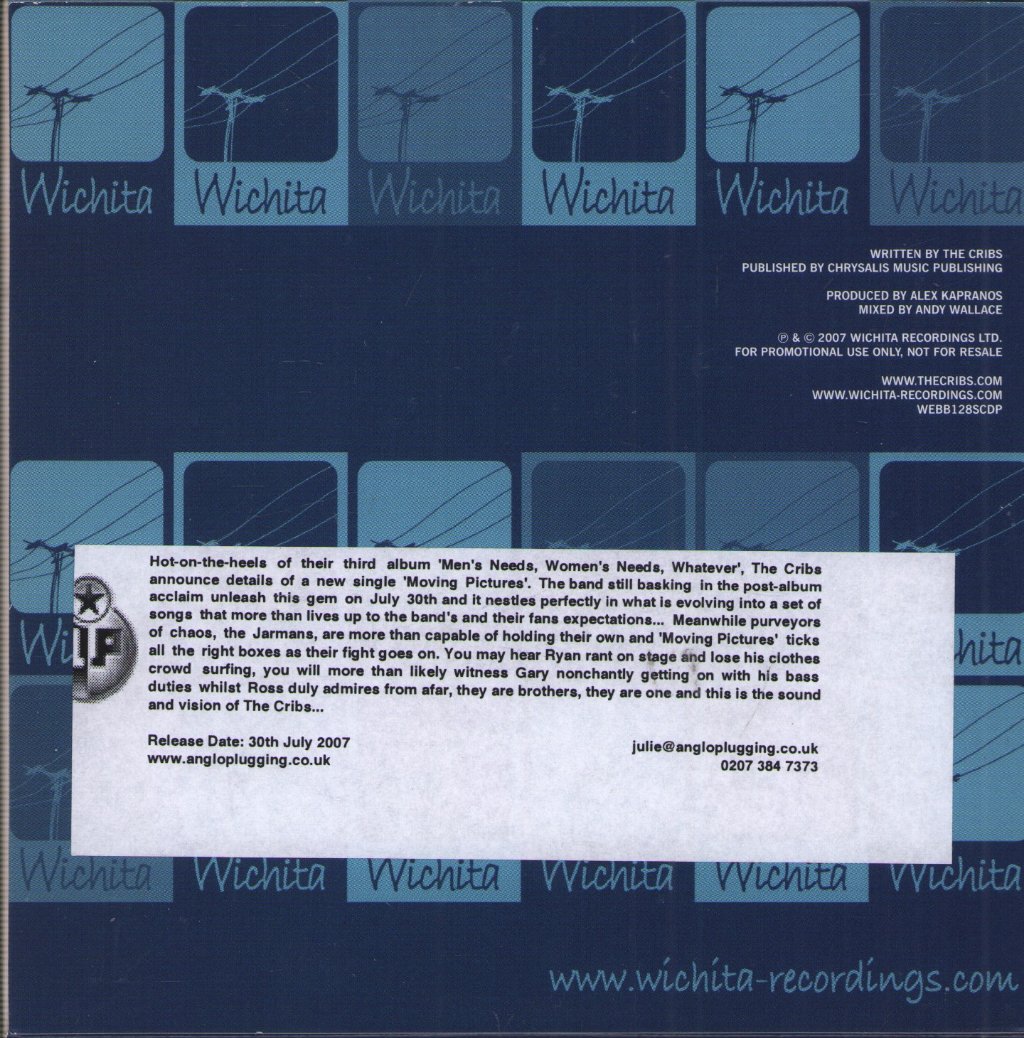 Cribs - Moving Pictures - Cd
