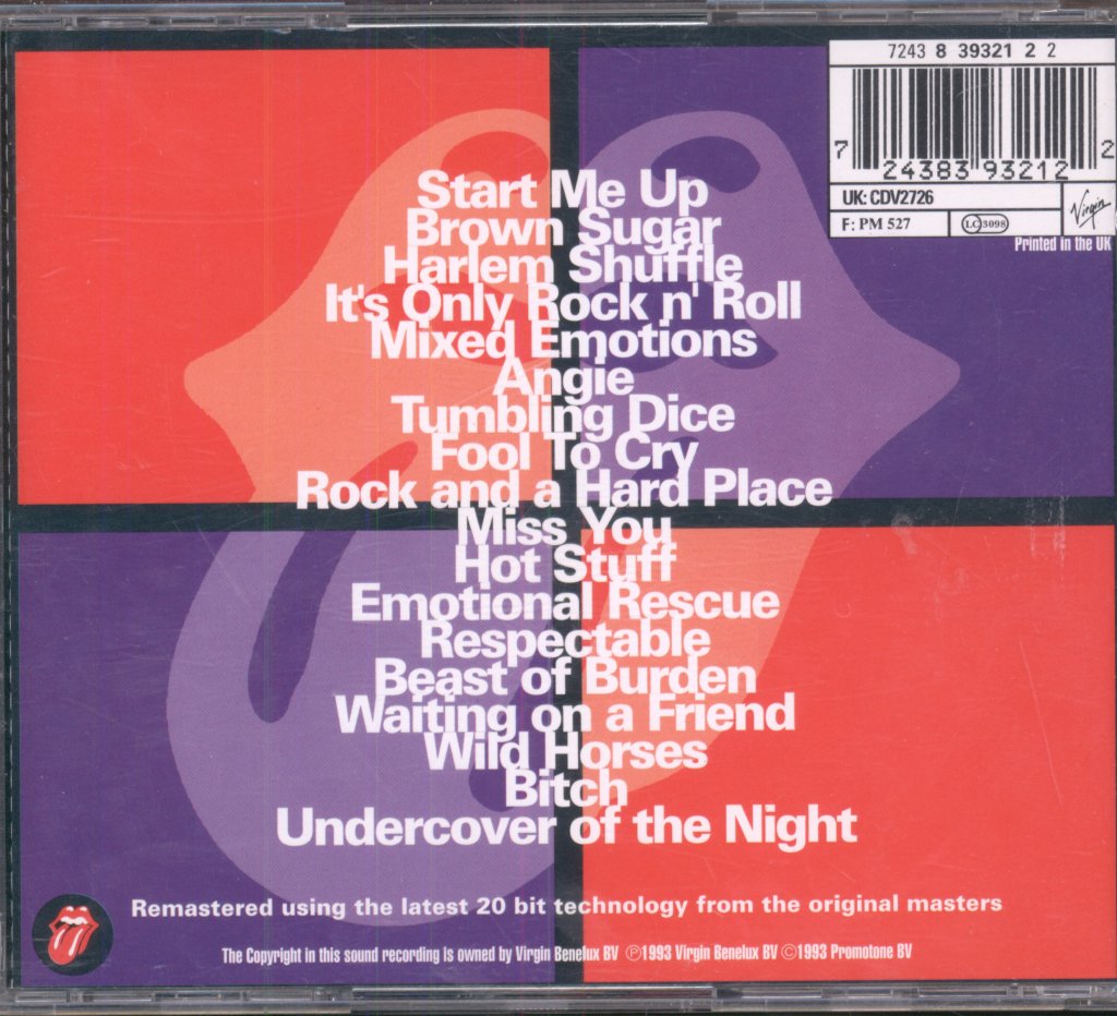 Rolling Stones - Jump Back (The Best Of The Rolling Stones '71 - '93) - Cd