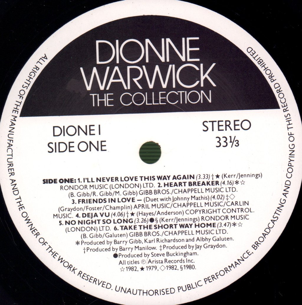 Dionne Warwick - Collection - Double Lp
