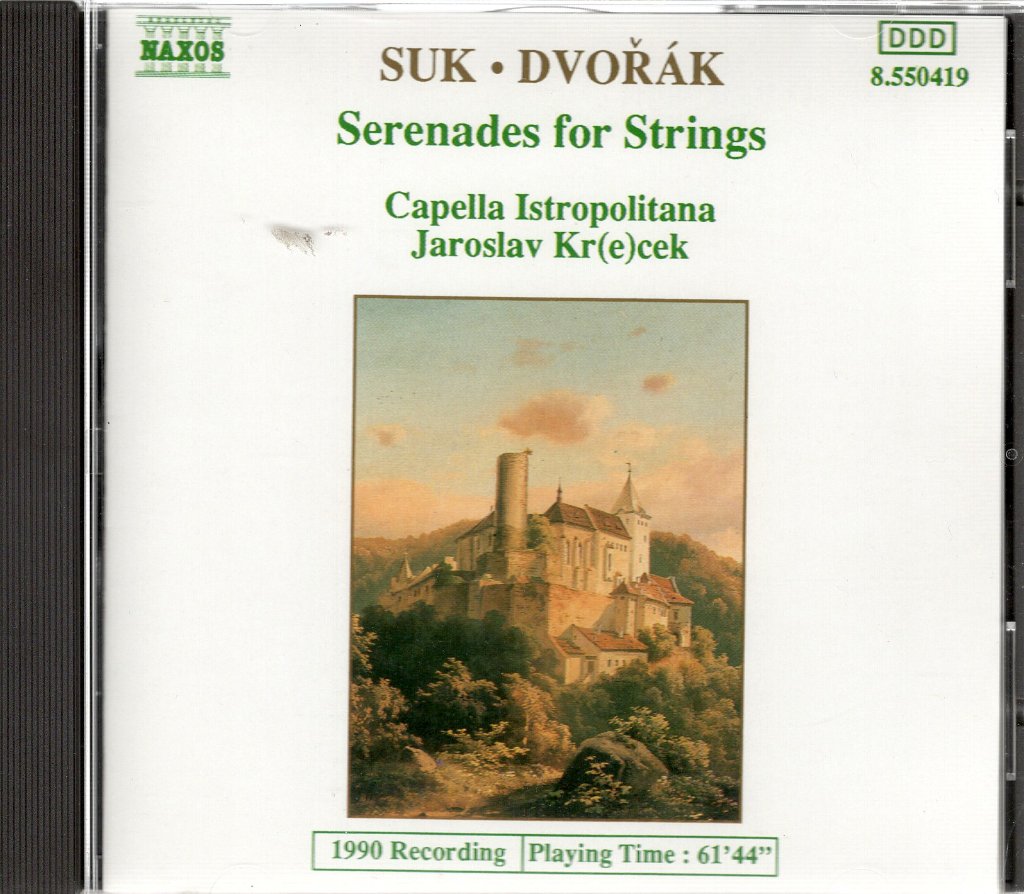 Suk / Dvorak - Serenades For Strings - Cd