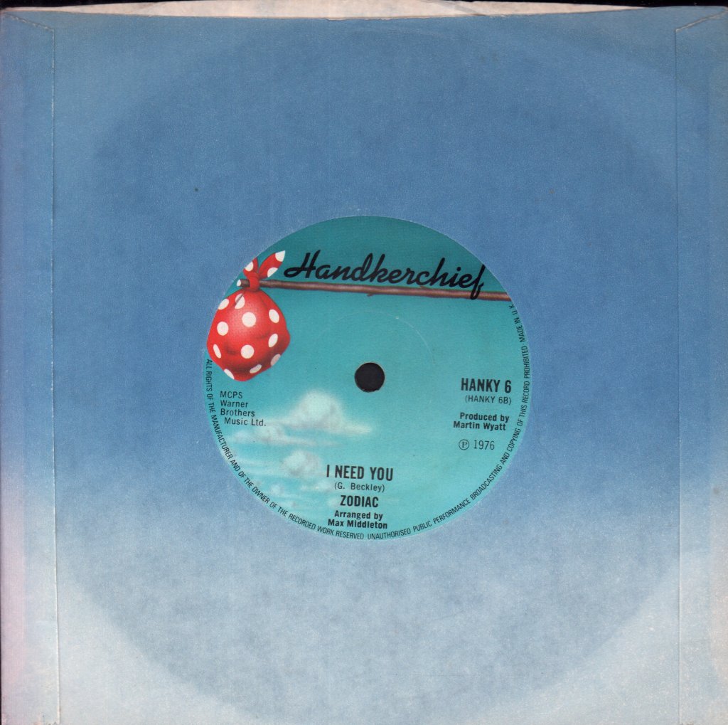 Zodiac - Never Gonna Fall In Love - 7 Inch