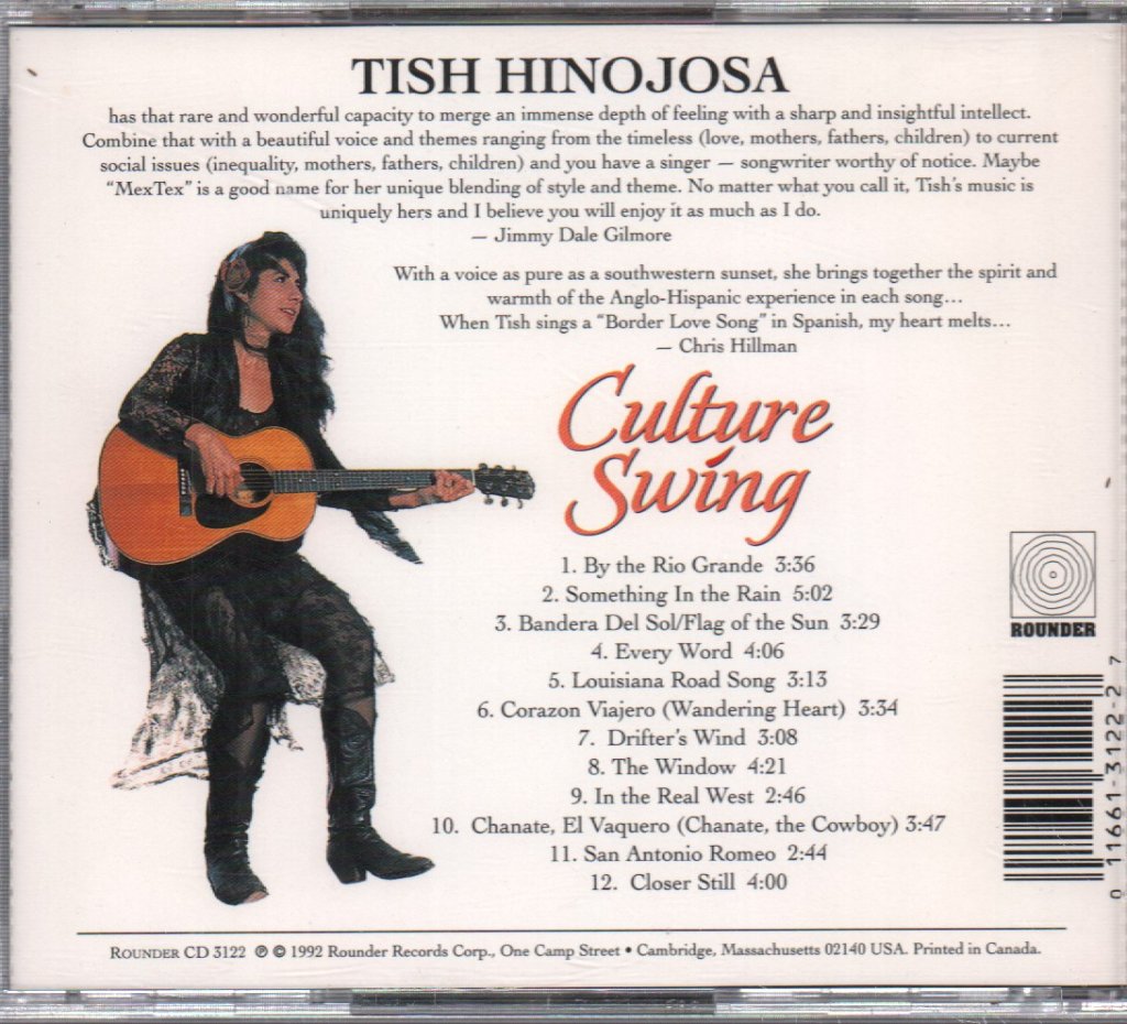 Tish Hinojosa - Culture Swing - Cd