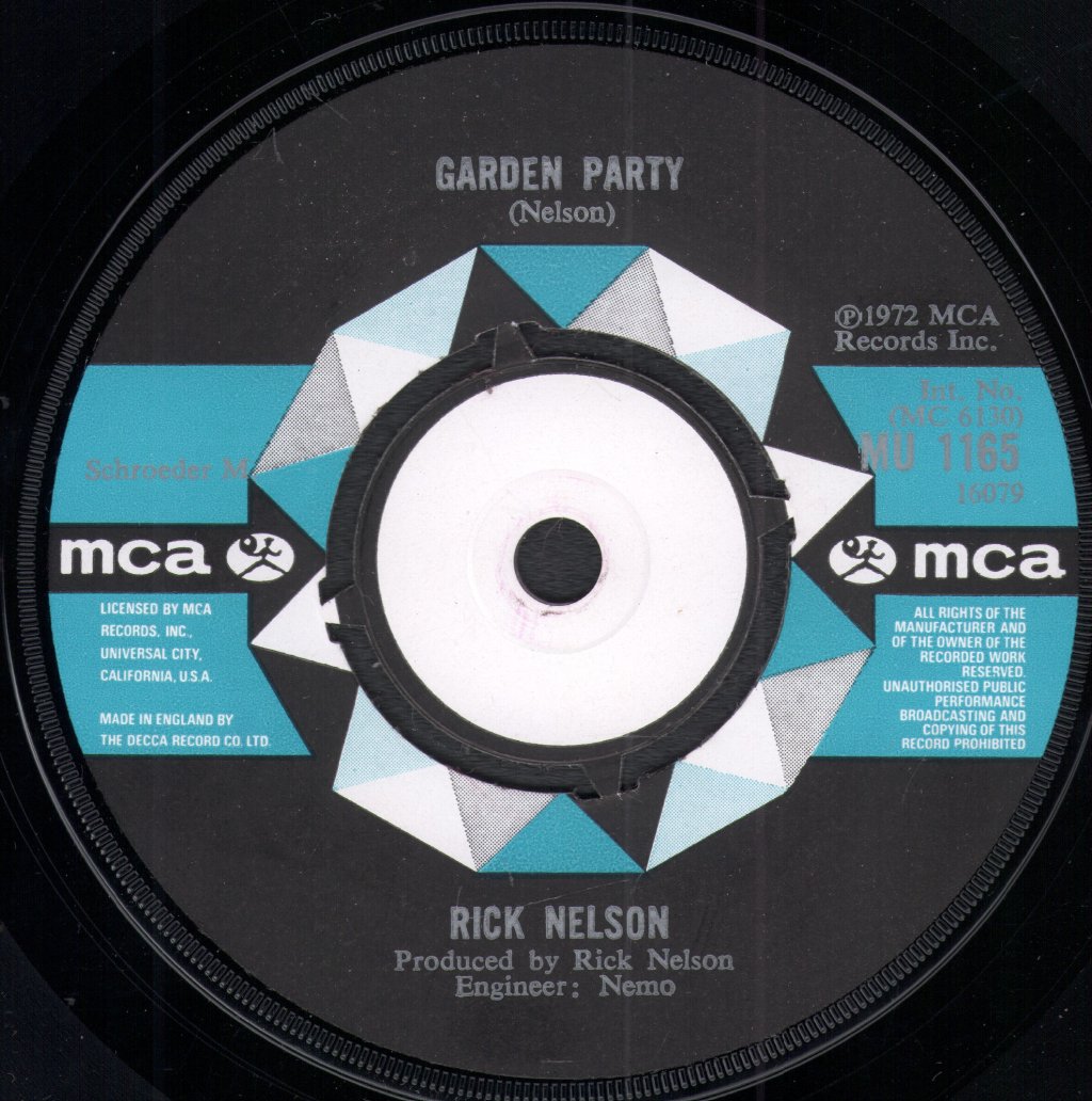 Rick Nelson - Garden Party - 7 Inch