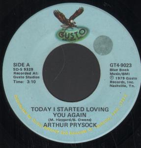 Arthur Prysock - Today I Started Loving You Again - 7 Inch