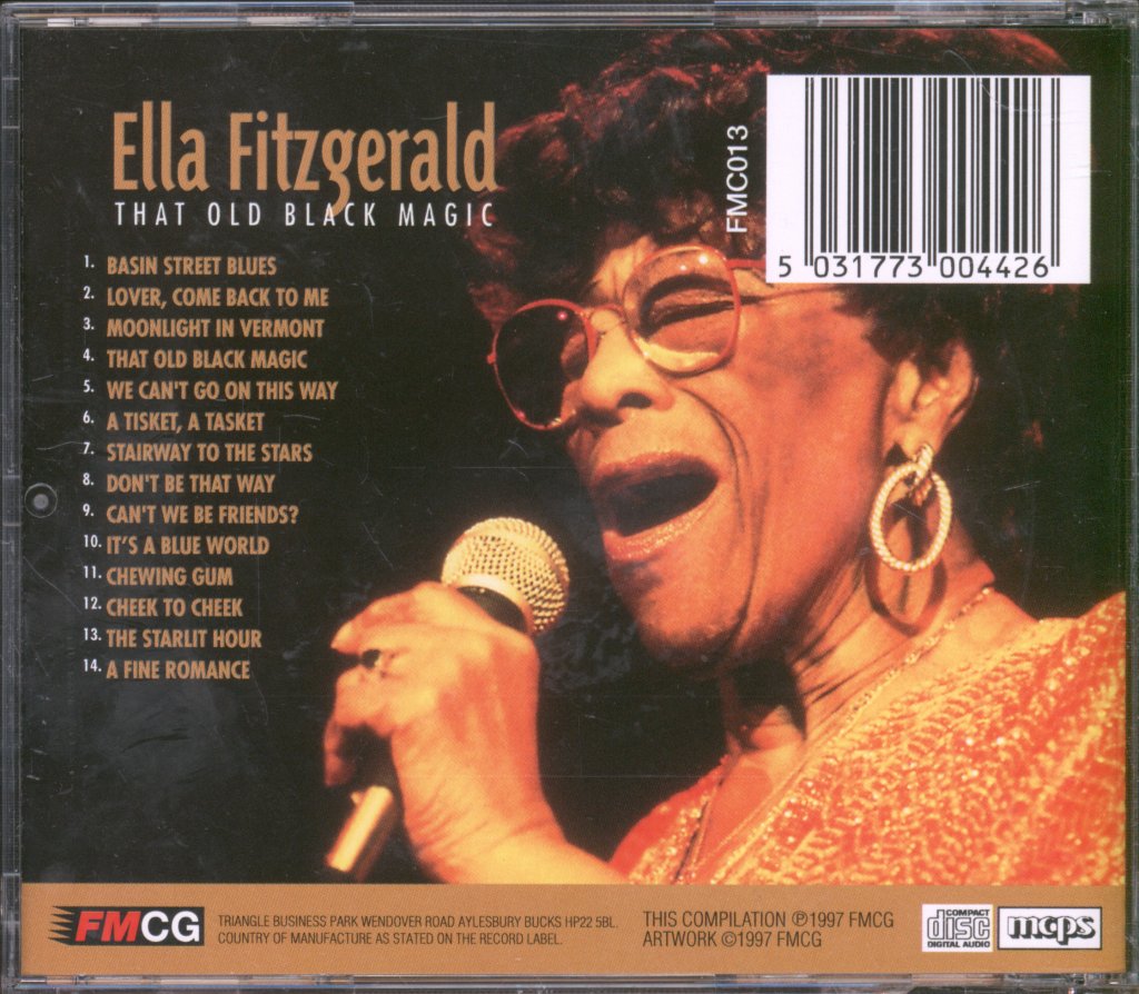 Ella Fitzgerald - That Old Black Magic - Cd