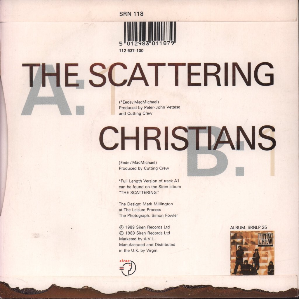 Cutting Crew - Scattering - 7 Inch