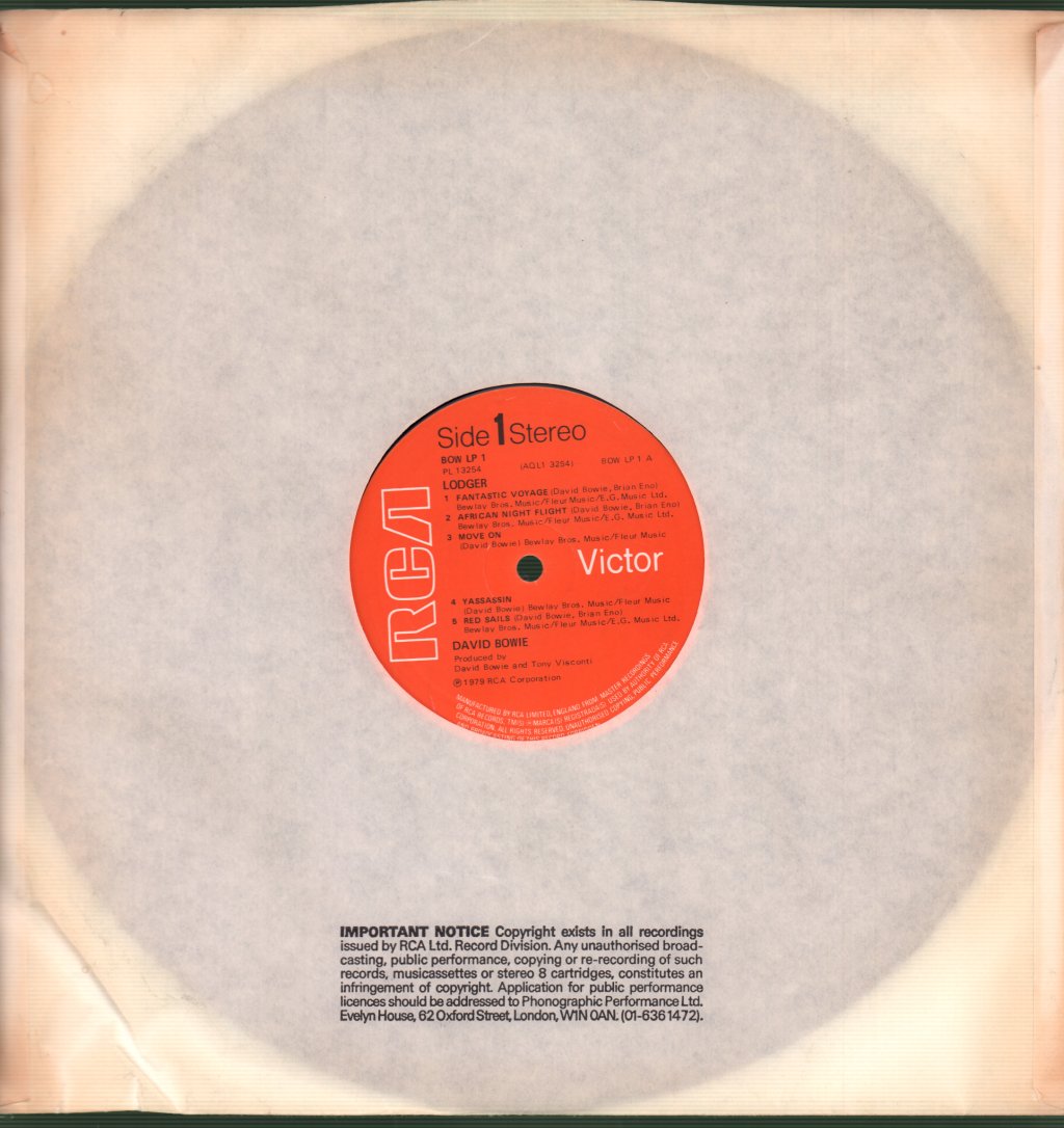 David Bowie - Lodger - Lp