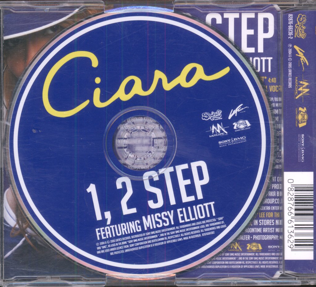 Ciara Featuring Missy Elliott - 1, 2 Step - Cd