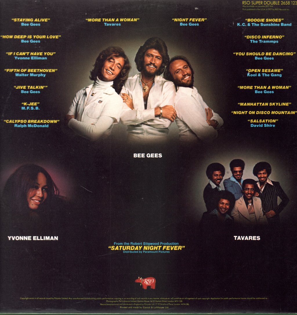 Various Artists - Saturday Night Fever (Original Movie Soundtrack) - Double Lp