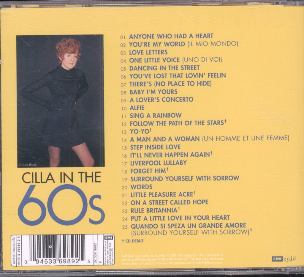 Cilla Black - Cilla In The 60s - Cd
