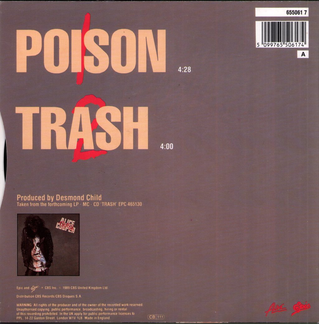 Alice Cooper - Poison - 7 Inch