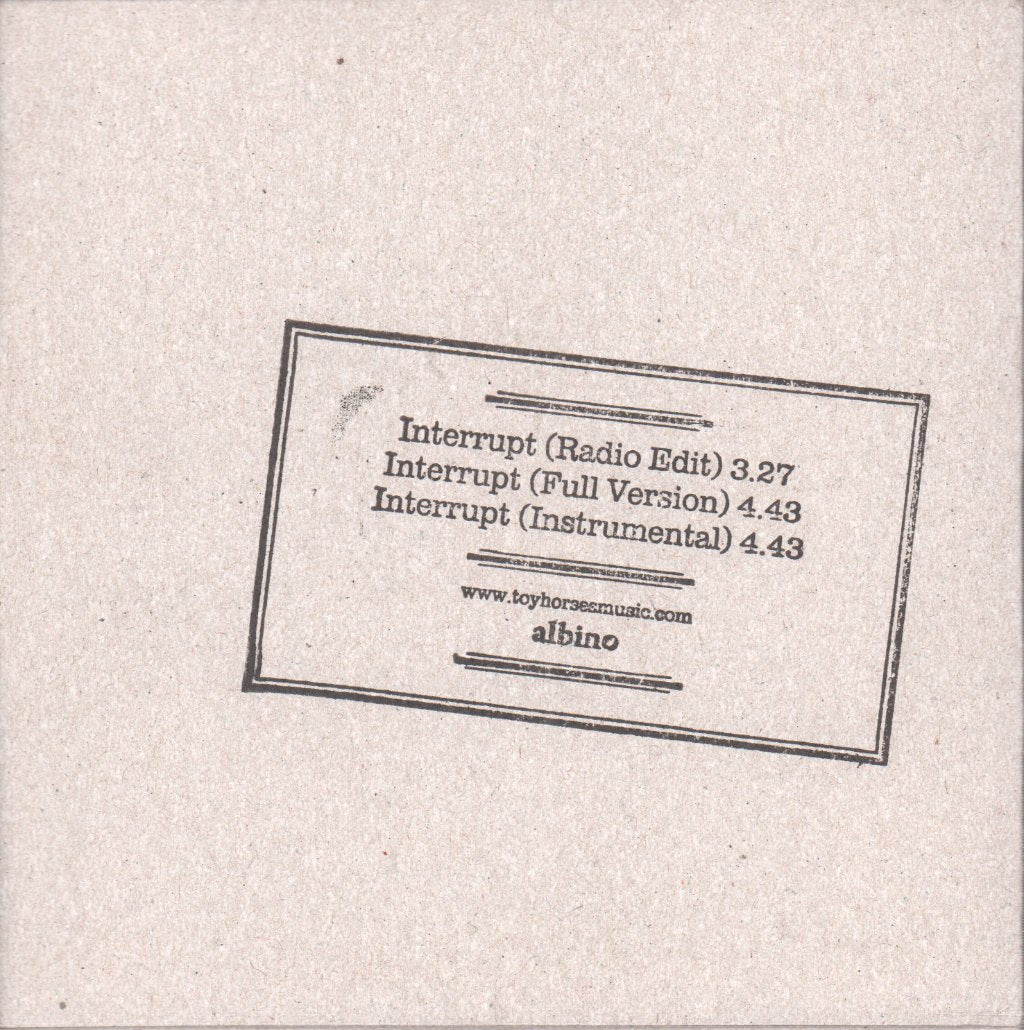 Toy Horses - Interrupt - Cd