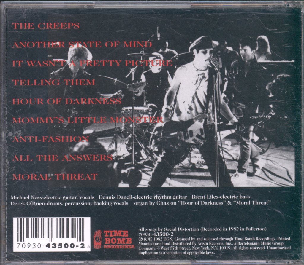 Social Distortion - Mommy's Little Monster - Cd