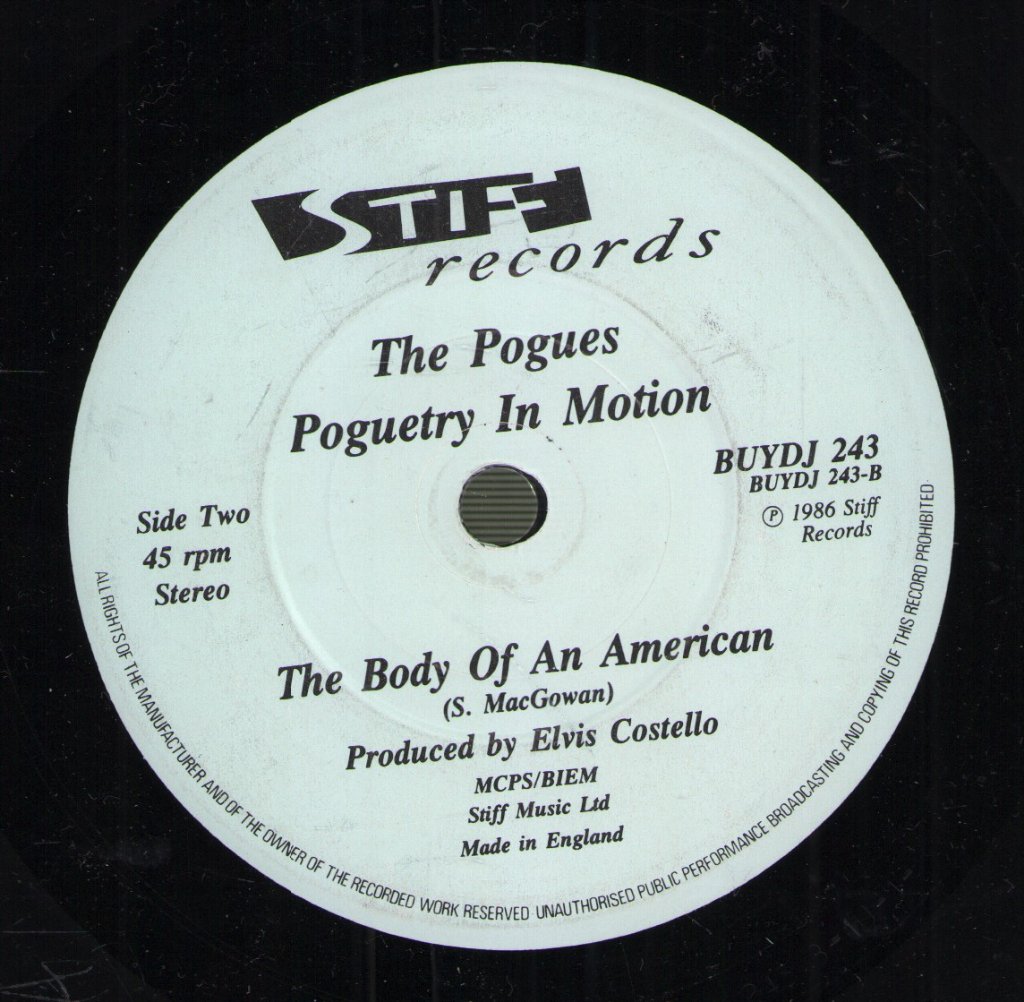 Pogues - Poguetry In Motion - 7 Inch