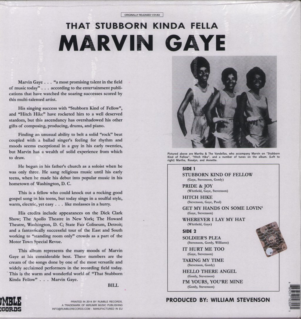 Marvin Gaye - That Stubborn Kinda Fellow - Lp