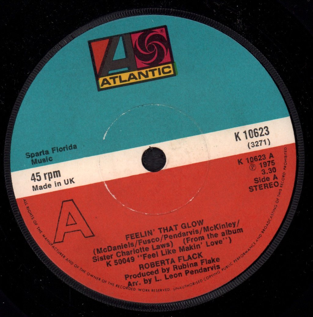 Roberta Flack - Feelin' That Glow - 7 Inch