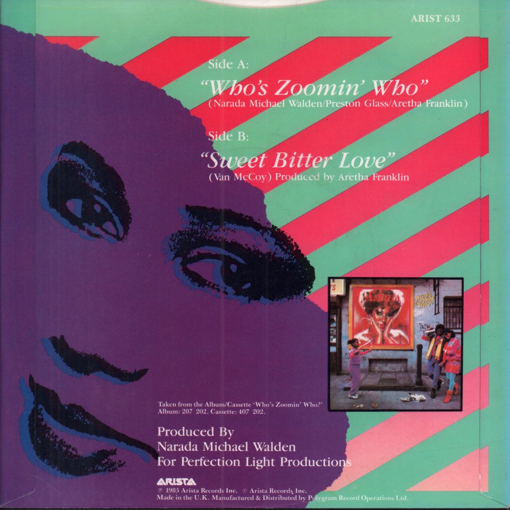 Aretha Franklin - Who's Zoomin Who - 7 Inch