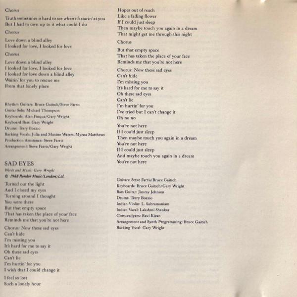 Gary Wright - Who I Am - Cd