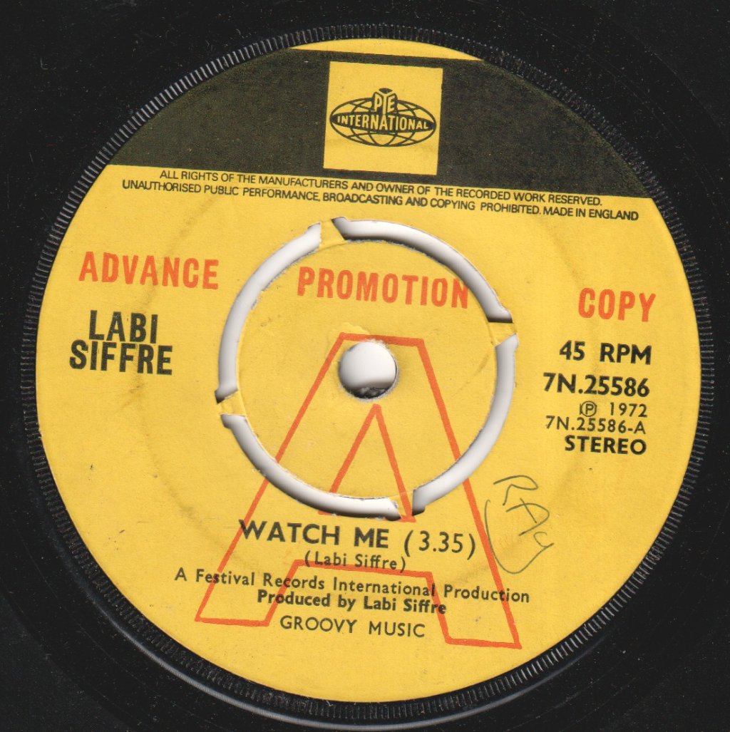 Labi Siffre - Watch Me - 7 Inch