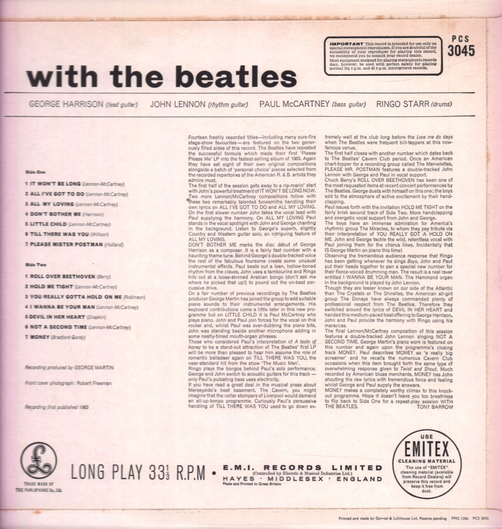 Beatles - With The - Lp