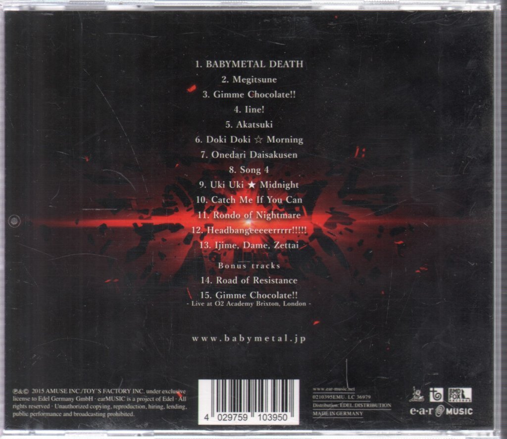 Babymetal - Babymetal - Cd