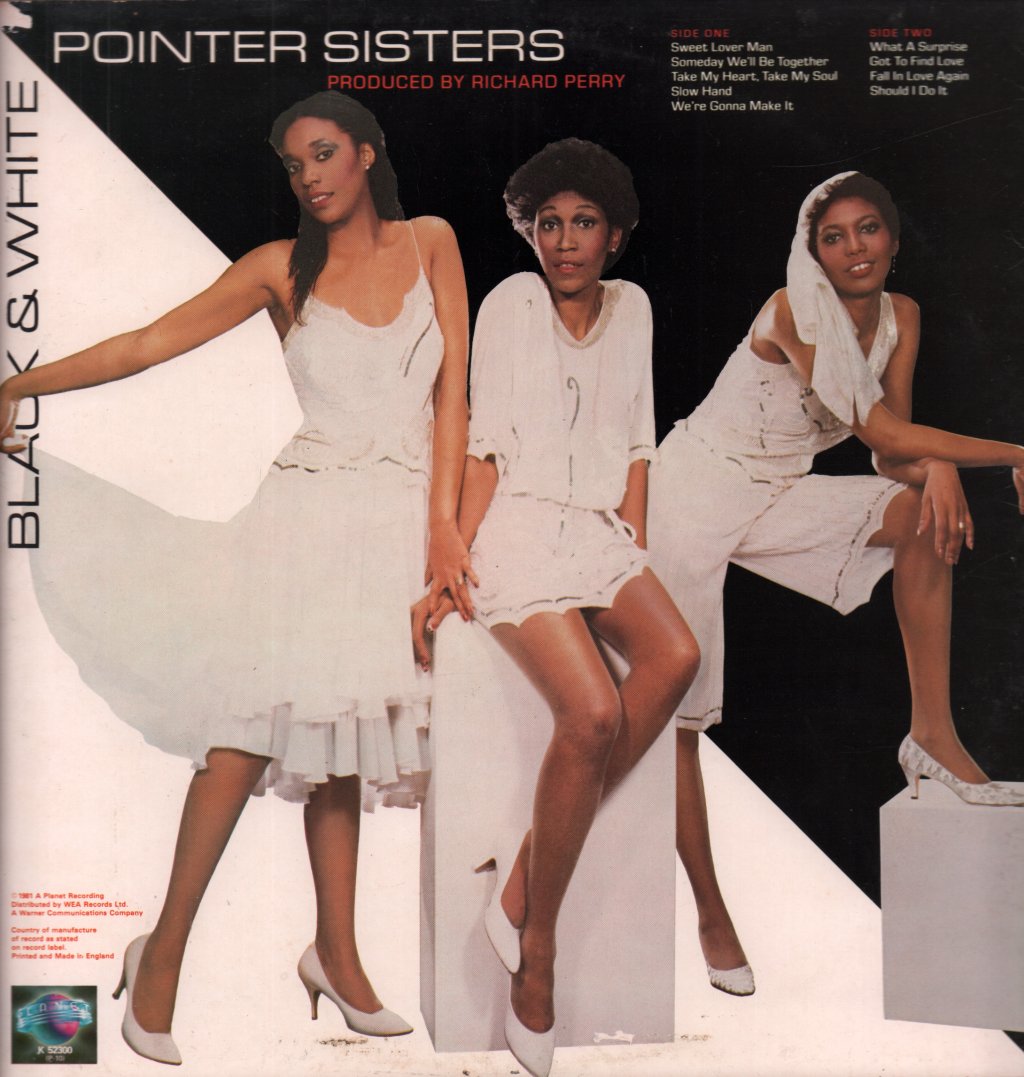 Pointer Sisters - Black And White - Lp