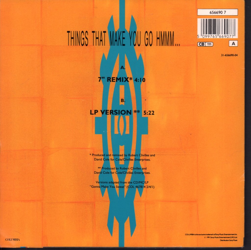 C & C Music Factory - Things That Make You Go Hmmm - 7 Inch