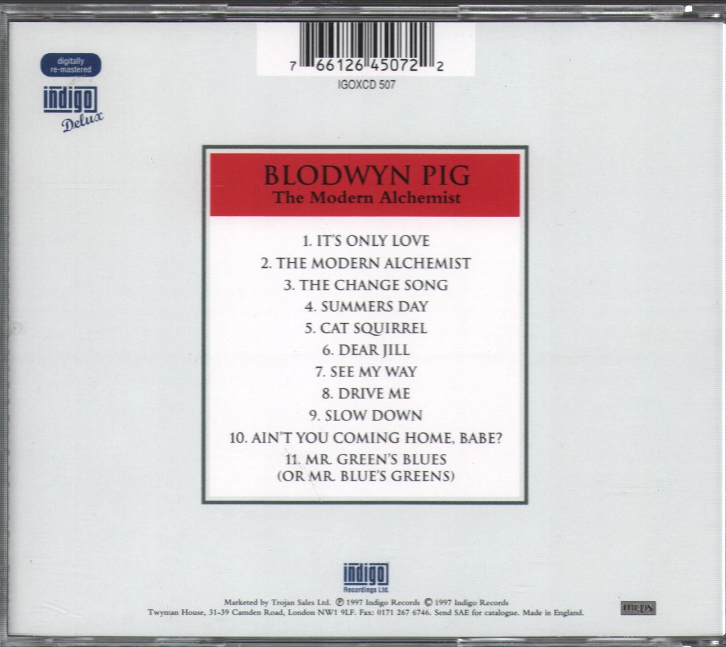 Blodwyn Pig - Modern Alchemist - Cd