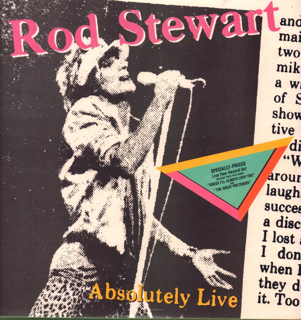 Rod Stewart - Absolutely Live - Double Lp