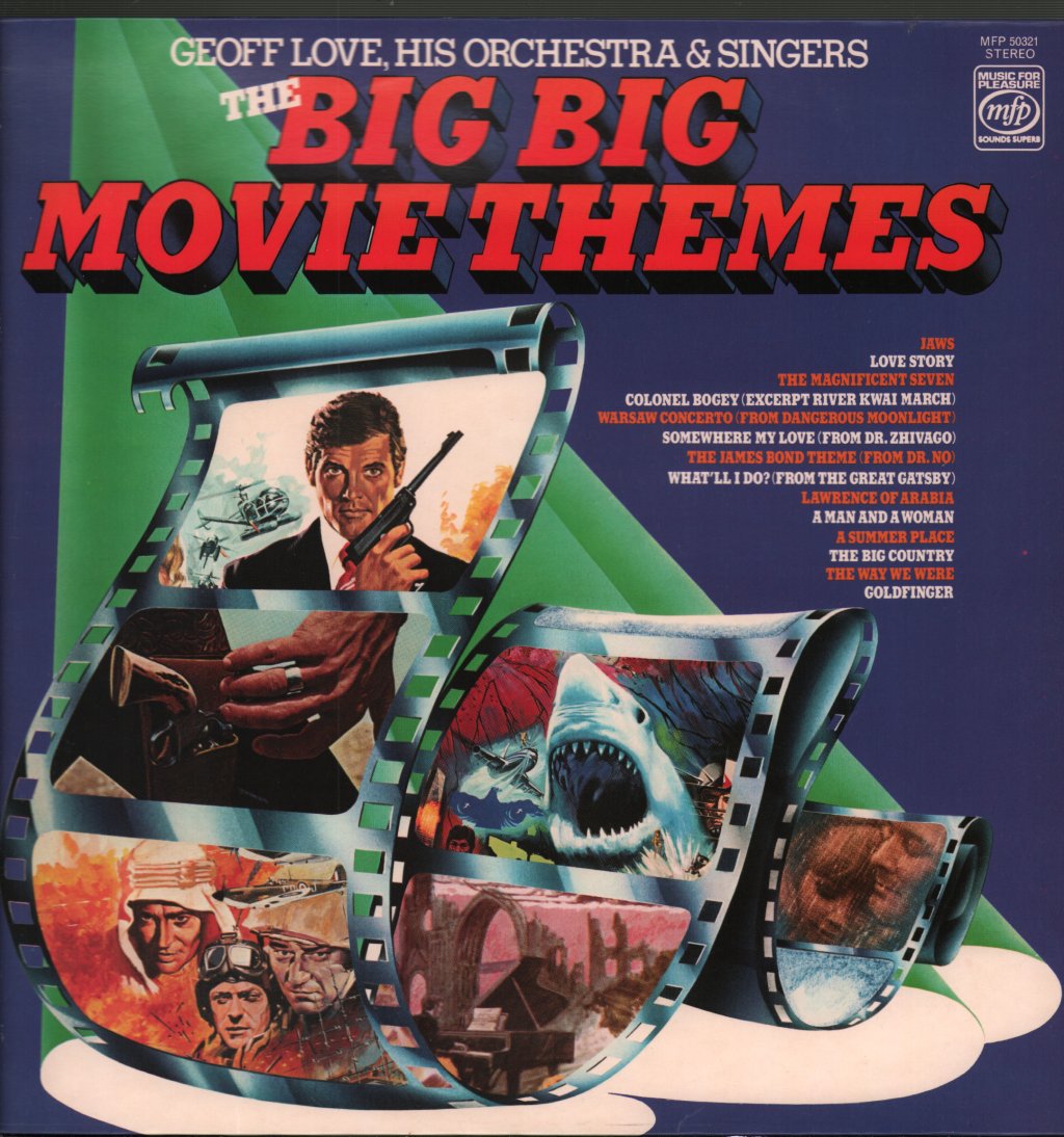 Geoff Love And His Orchestra - Big Big Movie Themes - Lp