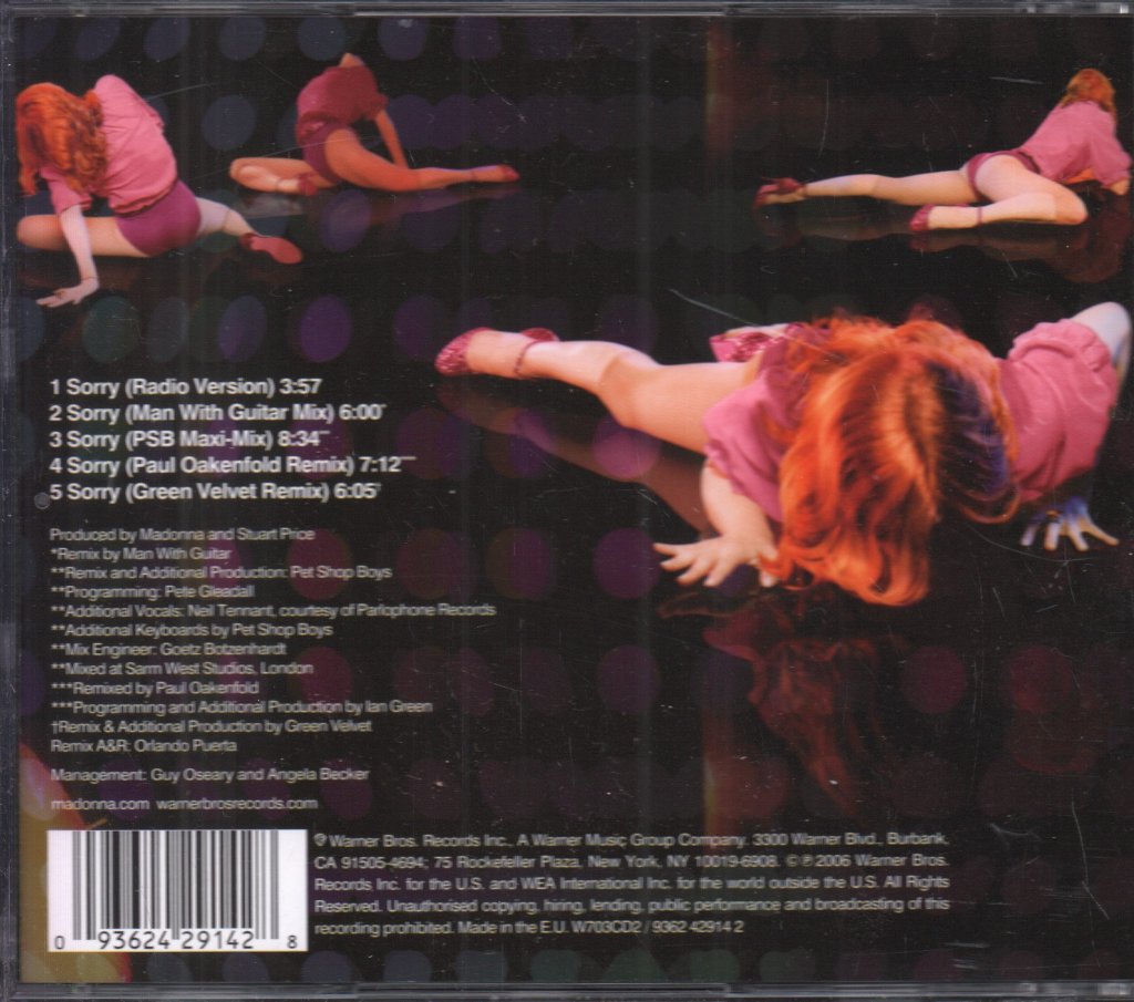 Madonna - Sorry - Cd